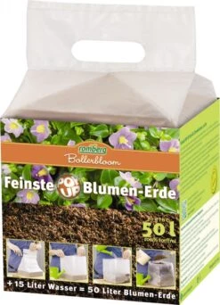 POP UP Blumenerde 50 Liter Premium Kokos-Substrat, 5 X 10 Liter Blöcke | Blumenerde Von Romberg