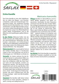 Echte Kamille | Kamillesamen Von Saflax