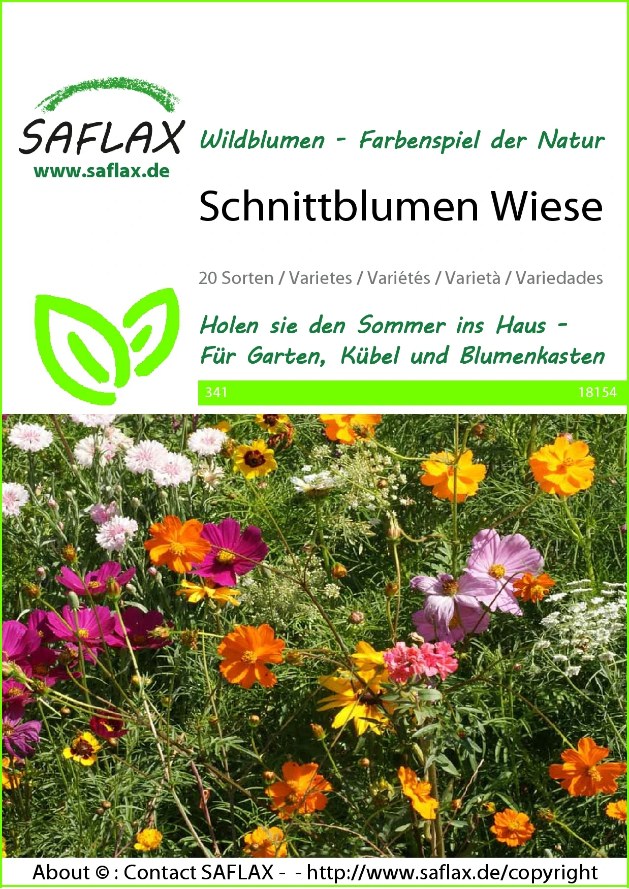 Schnittblumen Wiese | Wildblumenwiese Von Saflax – Bild 2