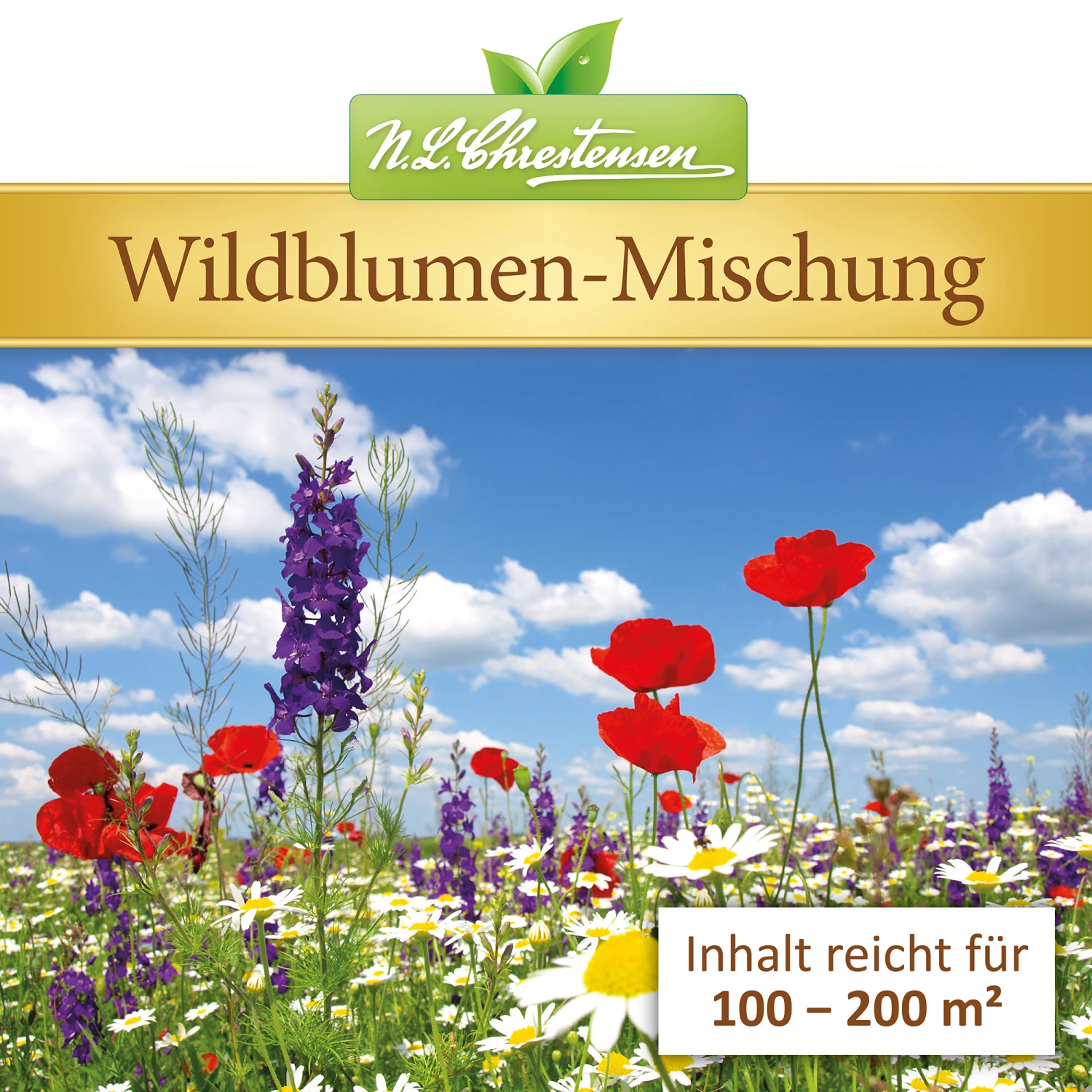 Wildblumen - Mischung Im 1 L Eimer | Wildblumenwiese Von N.L. Chrestensen