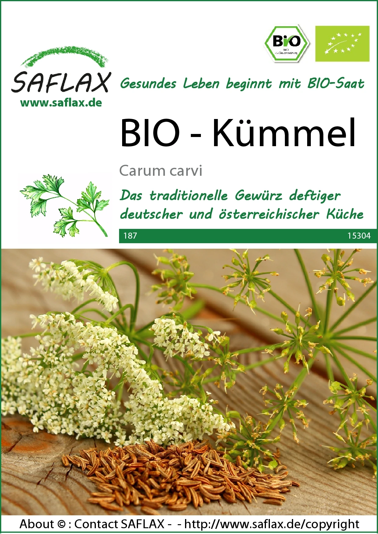 Kümmel | BIO Kümmelsamen Von Saflax