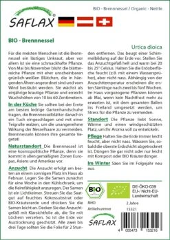 Brennessel | BIO Heilpflanzensamen Von Saflax