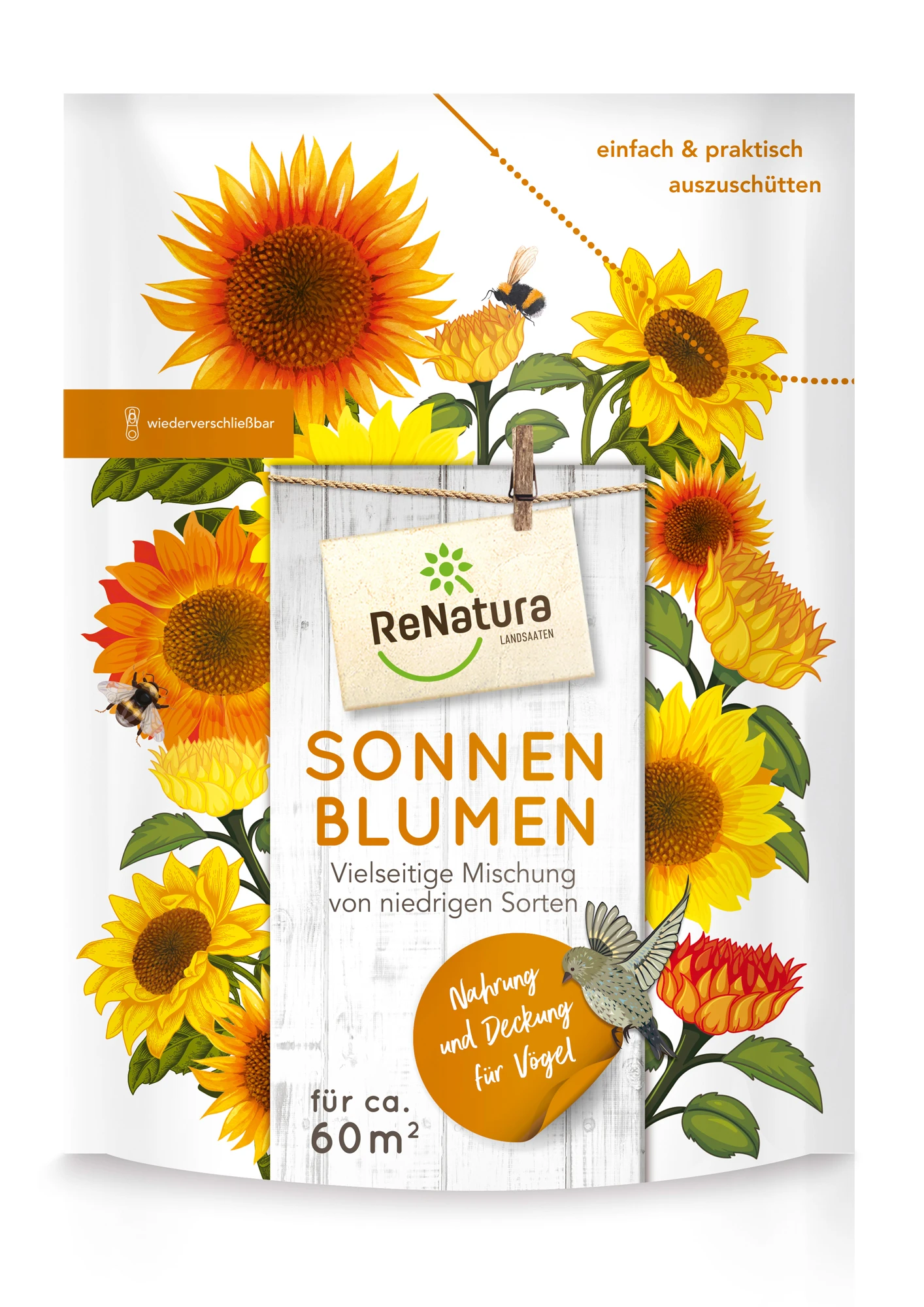 Sonnenblumen (300 G) | Insektenwiese Von ReNatura