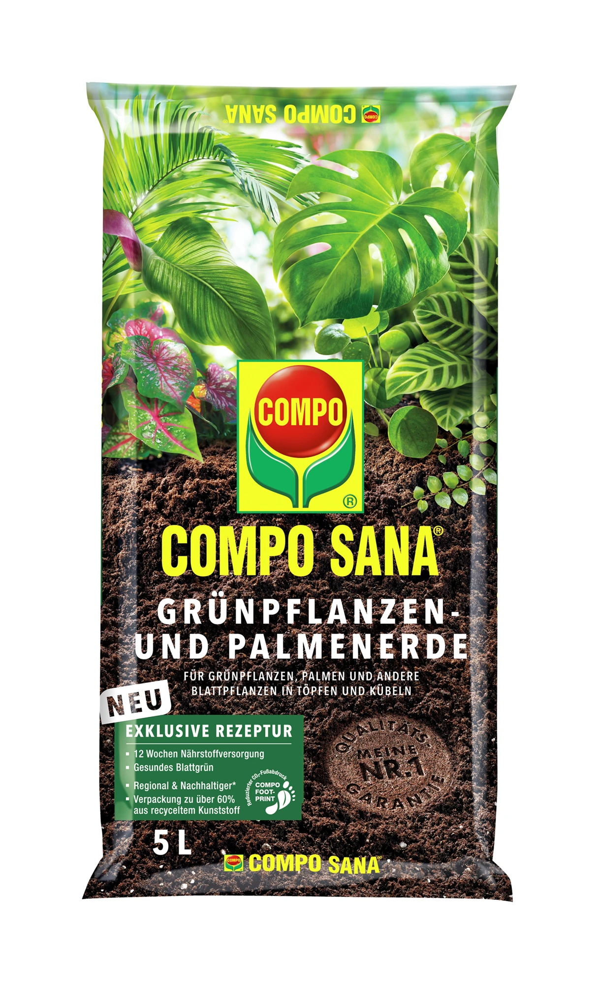 Grünpflanzen- Und Palmenerde (5 L) | Erden Von COMPO