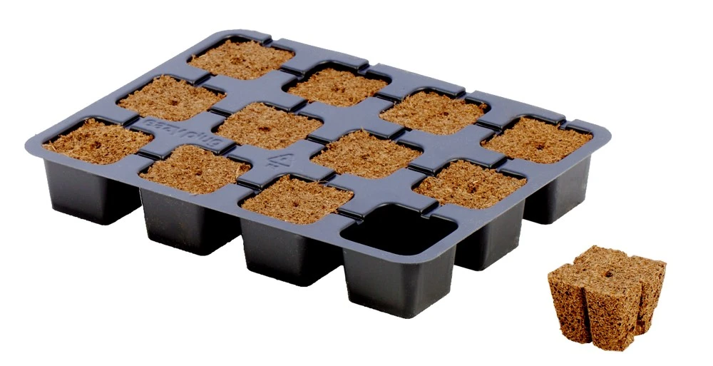 Eazy Plug Anzuchtwürfel CT12, 3,5 X 3,5 Cm, Tray Mit 12 St. | Anzuchttray